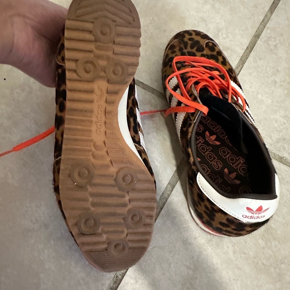 Adidas Leopard print trainers SL 72 - Picture 4 of 4